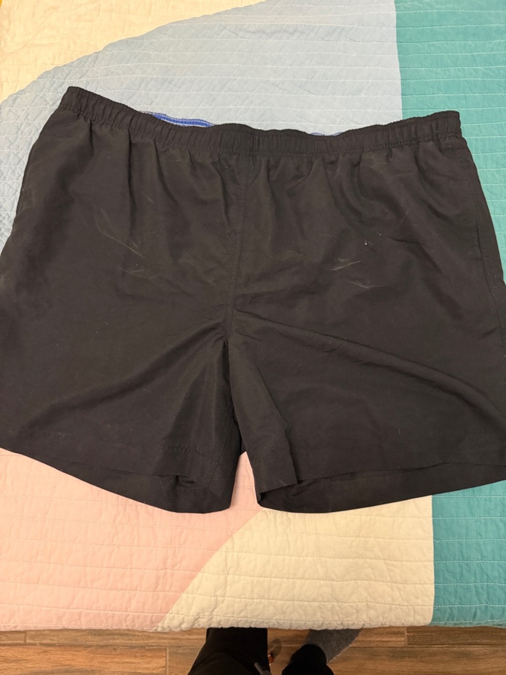 Lands' End Black Men's Swim Trunks
